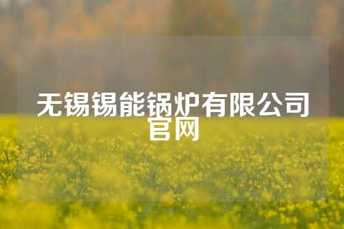 无锡锡能锅炉有限公司官网