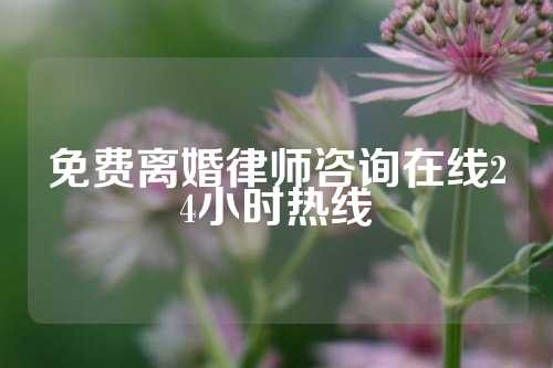 免费离婚律师咨询在线24小时热线