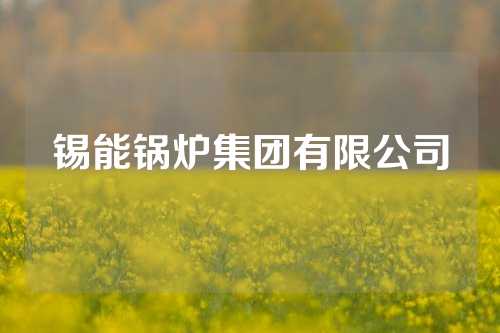 锡能锅炉集团有限公司