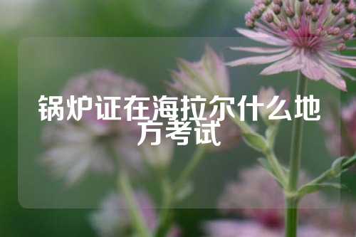 锅炉证在海拉尔什么地方考试