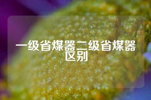 一级省煤器二级省煤器区别