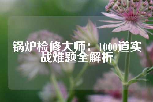 锅炉检修大师：1000道实战难题全解析