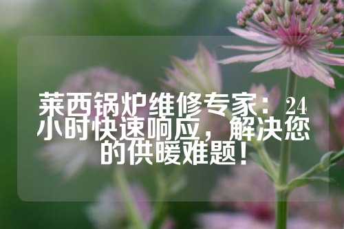 莱西锅炉维修专家：24小时快速响应，解决您的供暖难题！