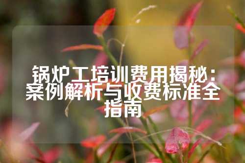 锅炉工培训费用揭秘：案例解析与收费标准全指南